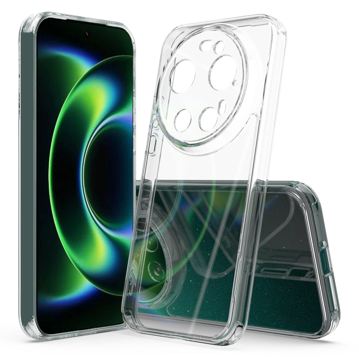 For Xiaomi 17 Ultra 5G Clear Phone Case TPU+Acrylic Shockproof Phone Back Cover