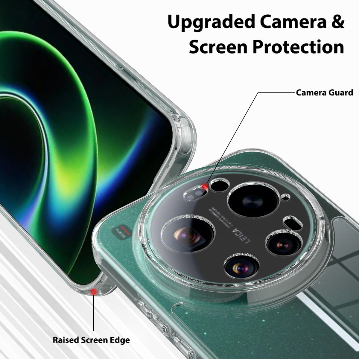 For Xiaomi 17 Ultra 5G Clear Phone Case TPU+Acrylic Shockproof Phone Back Cover