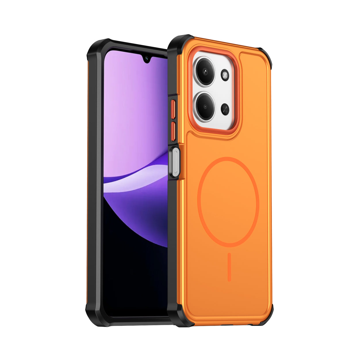 For Xiaomi Poco C85 4G (171mm) / Xiaomi Redmi 15C 5G (Global) (171mm) / Xiaomi Redmi 15C 4G (Global) (171mm) Magnetic Case Shockproof TPU PC Protective Cover