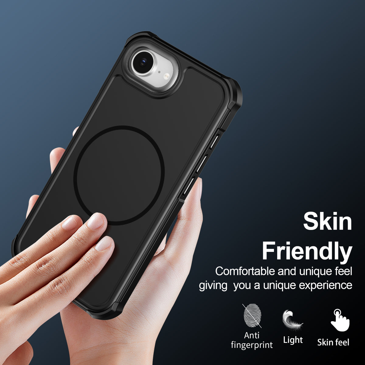 For iPhone 16th / iPhone 17th Magnetic Case Shockproof TPU PC Protective Cover