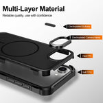 For iPhone 16th / iPhone 17th Magnetic Case Shockproof TPU PC Protective Cover