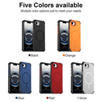 For iPhone 16th / iPhone 17th Magnetic Case Shockproof TPU PC Protective Cover