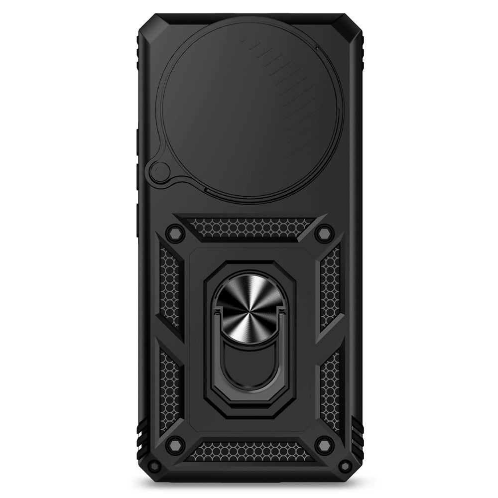 For Xiaomi Redmi Note 15 4G (Global) Case PC + TPU Phone Cover with Lens Protection Kickstand