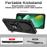 For Xiaomi Redmi Note 15 4G (Global) Case PC + TPU Phone Cover with Lens Protection Kickstand