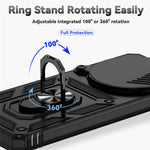 For Xiaomi Redmi Note 15 4G (Global) Case PC + TPU Phone Cover with Lens Protection Kickstand
