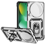 For Xiaomi Redmi Note 15 4G (Global) Case PC + TPU Phone Cover with Lens Protection Kickstand