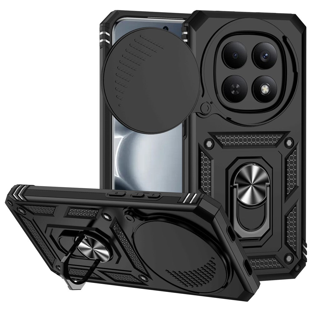 For Xiaomi Redmi Note 15 Pro 5G (Global) Case PC + TPU Phone Cover with Lens Protection Kickstand
