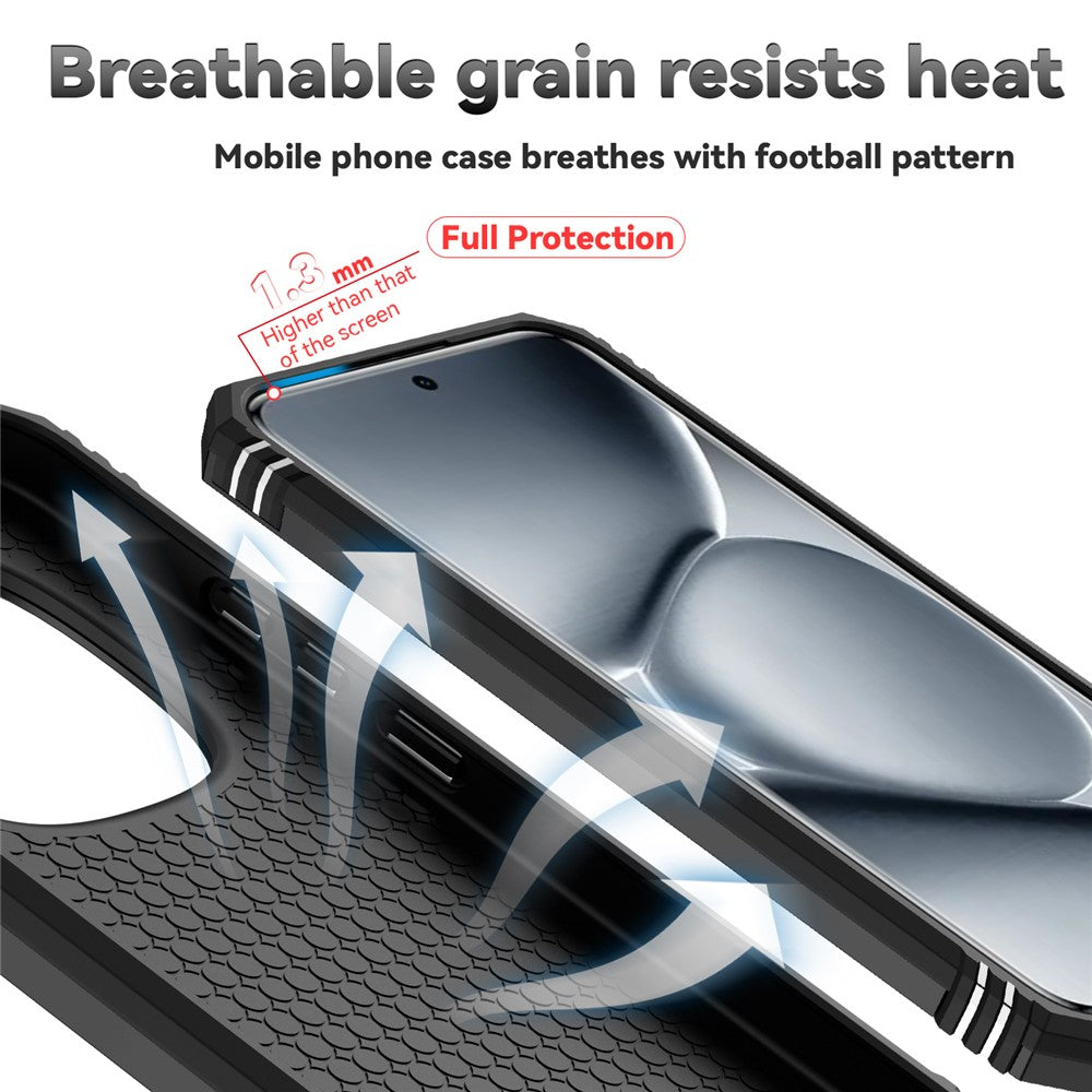 For Xiaomi Redmi Note 15 Pro 5G (Global) Case PC + TPU Phone Cover with Lens Protection Kickstand