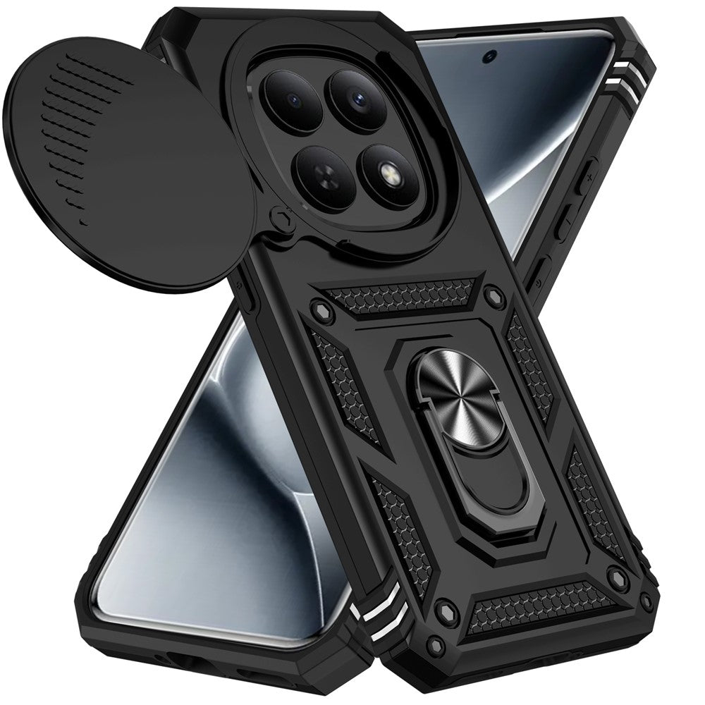 For Xiaomi Redmi Note 15 Pro 5G (Global) Case PC + TPU Phone Cover with Lens Protection Kickstand