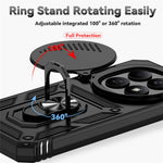 For Xiaomi Redmi Note 15 Pro 5G (Global) Case PC + TPU Phone Cover with Lens Protection Kickstand