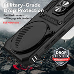 For Xiaomi Redmi Note 15 Pro 5G (Global) Case PC + TPU Phone Cover with Lens Protection Kickstand