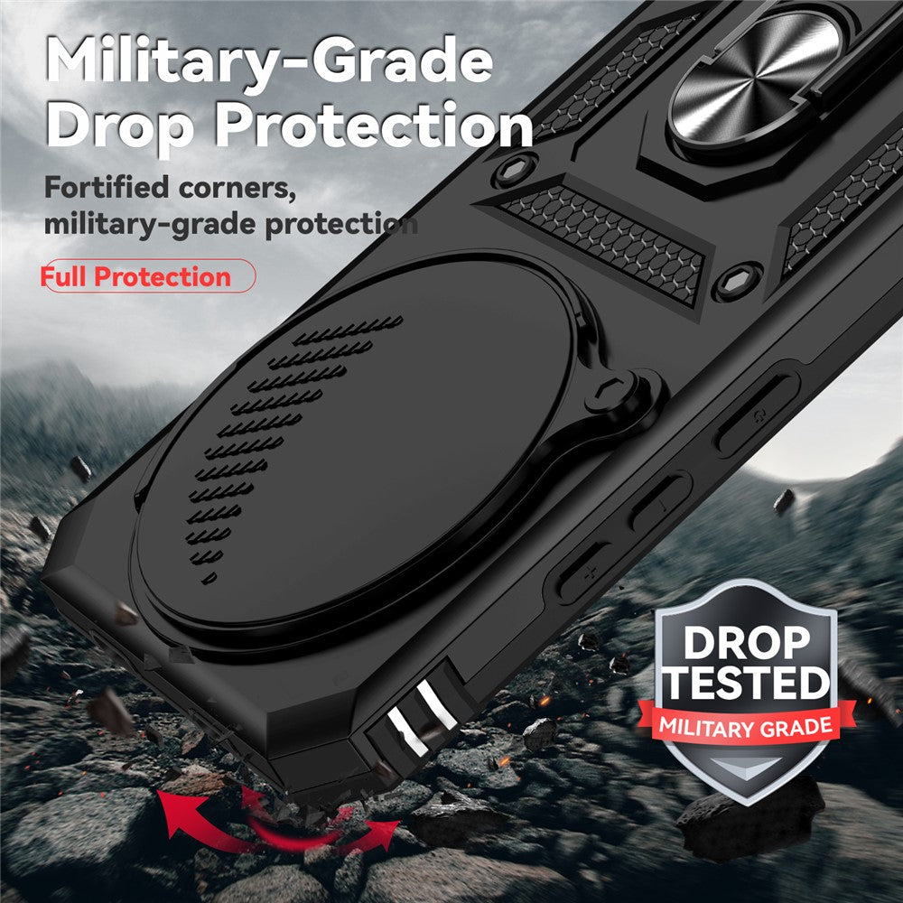 For Xiaomi Redmi Note 15 Pro 5G (Global) Case PC + TPU Phone Cover with Lens Protection Kickstand