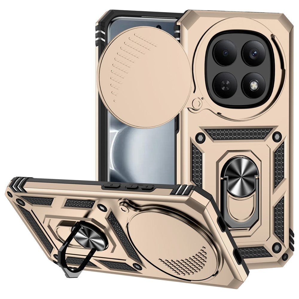 For Xiaomi Redmi Note 15 Pro 5G (Global) Case PC + TPU Phone Cover with Lens Protection Kickstand