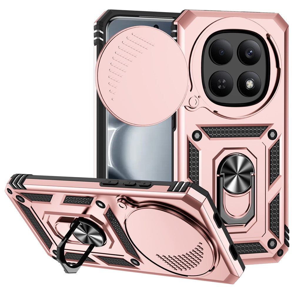 For Xiaomi Redmi Note 15 Pro 5G (Global) Case PC + TPU Phone Cover with Lens Protection Kickstand