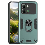 For Infinix Note Edge 5G Case PC + TPU Drop Defend Phone Cover with Ring Kickstand