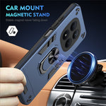 For Xiaomi Redmi Note 15 Pro 4G (Global) Case PC + TPU Drop Defend Phone Cover with Ring Kickstand