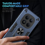 For Xiaomi Redmi Note 15 Pro 4G (Global) Case PC + TPU Drop Defend Phone Cover with Ring Kickstand