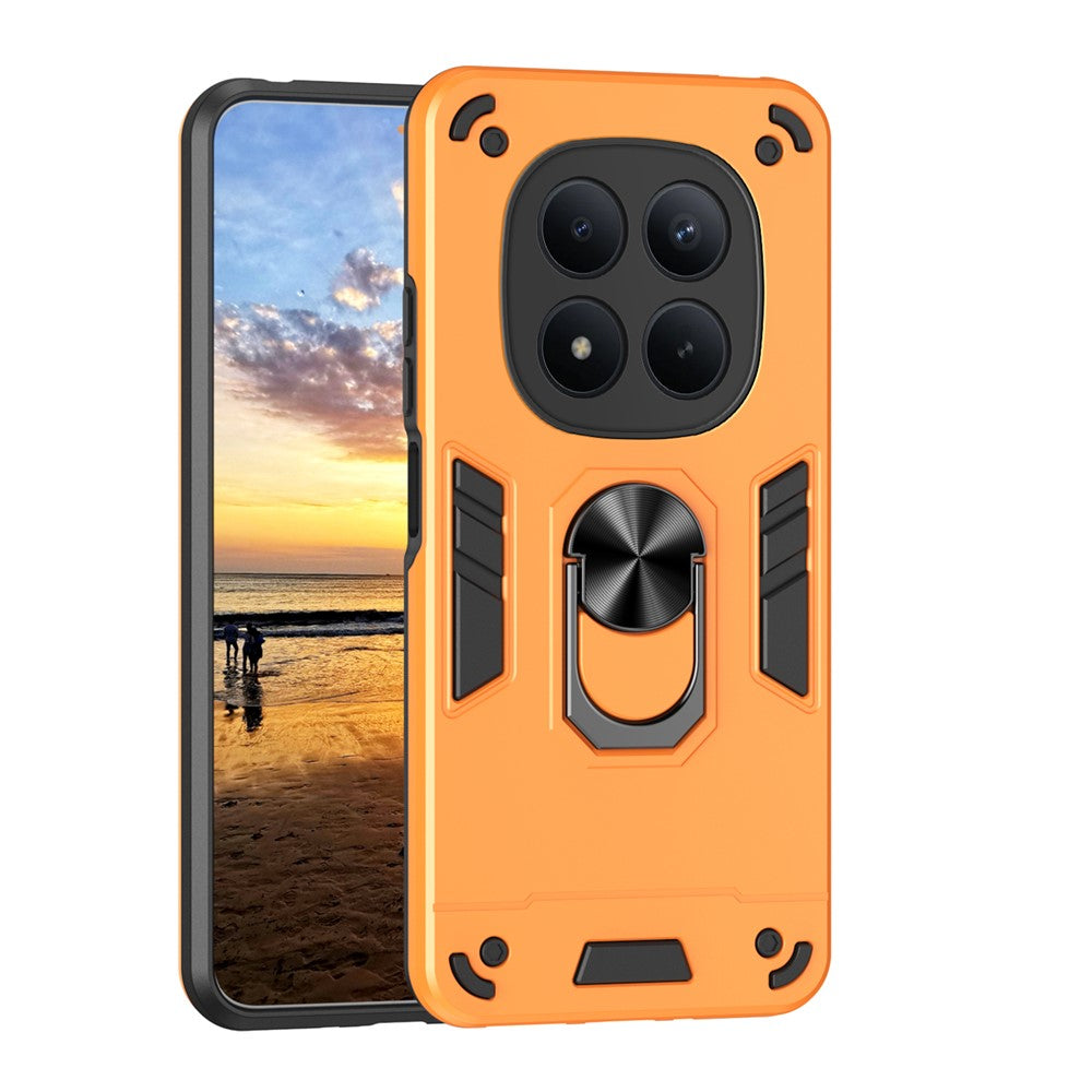 For Xiaomi Redmi Note 15 Pro 4G (Global) Case PC + TPU Drop Defend Phone Cover with Ring Kickstand