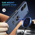 Case For Xiaomi Poco X8 Pro Max 5G  /  Redmi Turbo 5 Max 5G PC + TPU Drop Defend Phone Cover with Ring Kickstand