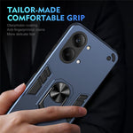 Case For Xiaomi Poco X8 Pro Max 5G  /  Redmi Turbo 5 Max 5G PC + TPU Drop Defend Phone Cover with Ring Kickstand