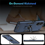 Case For Xiaomi Poco X8 Pro Max 5G  /  Redmi Turbo 5 Max 5G PC + TPU Drop Defend Phone Cover with Ring Kickstand