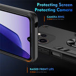 Case For Oppo Reno15 Pro Max 5G (Global)  /  Reno15 Pro 5G (China) PC + TPU Drop Defend Phone Cover with Ring Kickstand