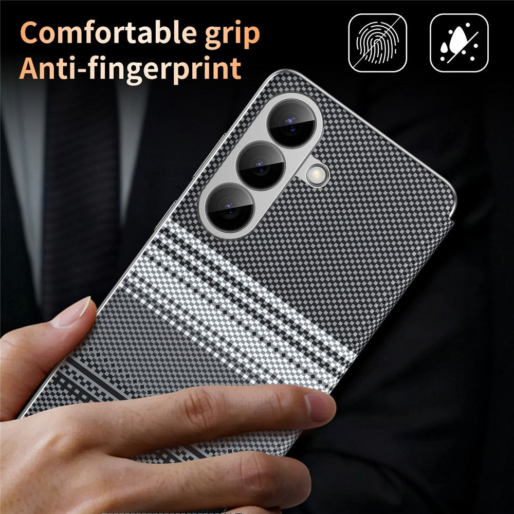 For Samsung Galaxy A56 5G  /  A36 5G Case Card Slot View Window Gradient Color Checkered Pattern Leather Phone Cover