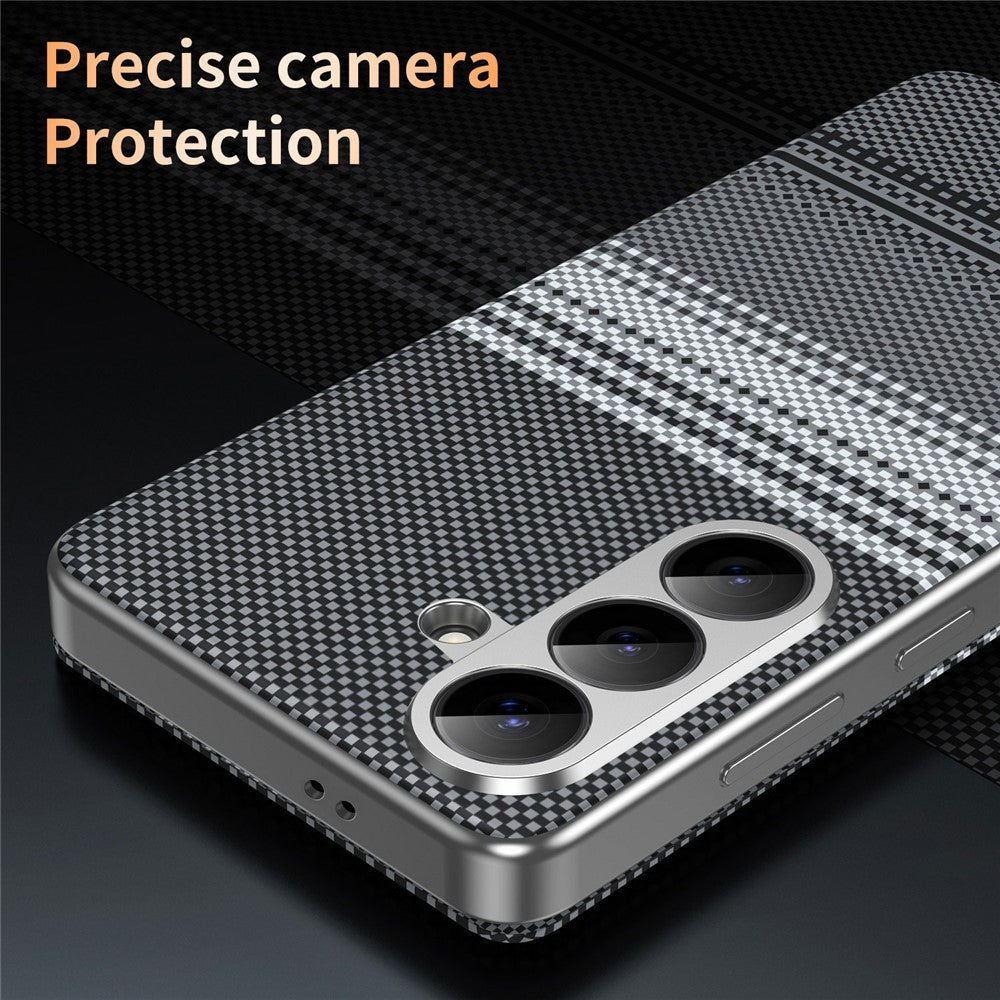 For Samsung Galaxy A56 5G  /  A36 5G Case Card Slot View Window Gradient Color Checkered Pattern Leather Phone Cover