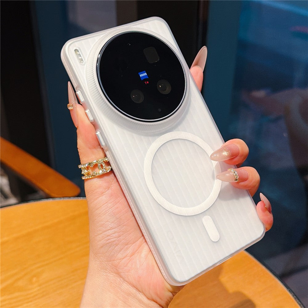 Til vivo X300 Ultra 5G Magnetisk Telefoncover Mat Tekstur Stødsikkert Beskyttende PC-cover