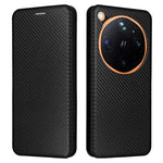 For Oppo Find X9 Ultra 5G Case Carbon Fiber Texture Drop-Proof PU Leather Phone Cover