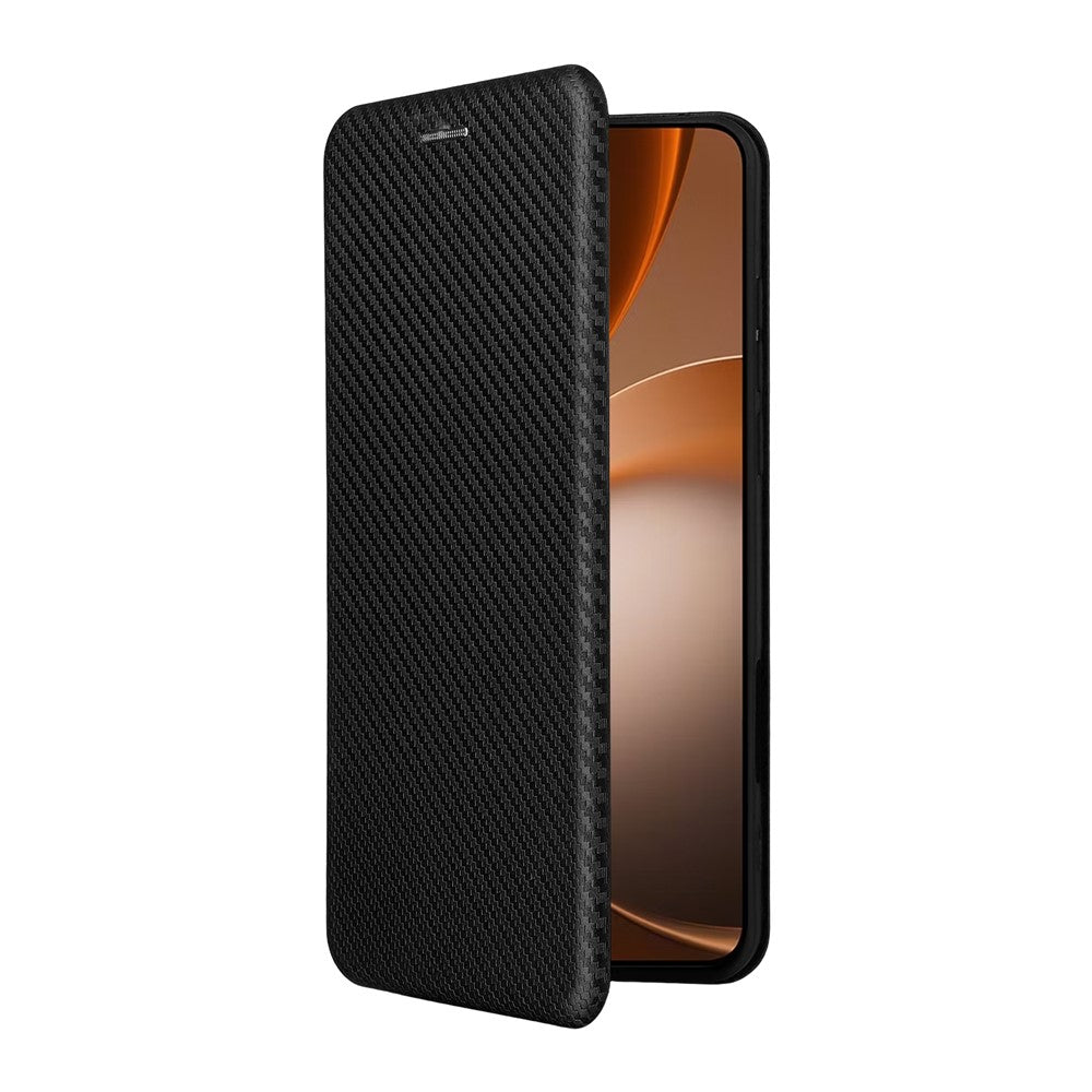 For Oppo Find X9 Ultra 5G Case Carbon Fiber Texture Drop-Proof PU Leather Phone Cover