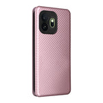 For OnePlus 15T 5G Case Carbon Fiber Texture Drop-Proof PU Leather Phone Cover