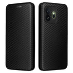 For OnePlus 15T 5G Case Carbon Fiber Texture Drop-Proof PU Leather Phone Cover