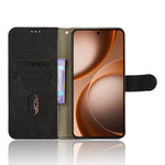 Til Oppo Find X9 Ultra 5G Læderetui Skin Feel Anti Drop Pung Stand Flip Telefoncover