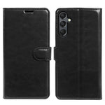 For Samsung Galaxy A24 5G Wallet Case Crazy Horse Texture Leather Flip Phone Cover with Magnetic Closure