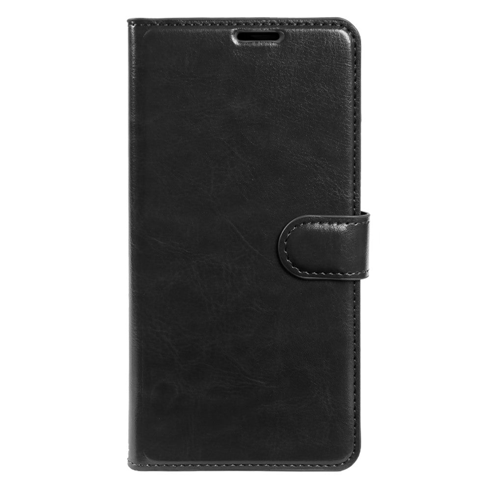 For Samsung Galaxy A24 5G Wallet Case Crazy Horse Texture Leather Flip Phone Cover with Magnetic Closure