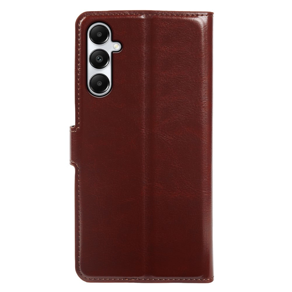 For Samsung Galaxy A05s 4G Wallet Case Crazy Horse Texture Leather Flip Phone Cover with Magnetic Closure