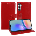 For Samsung Galaxy A05s 4G Wallet Case Crazy Horse Texture Leather Flip Phone Cover with Magnetic Closure