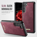 CaseMe til Samsung Galaxy S23 C69-serien Magnetisk Cover Læderbelagt TPU Telefoncover