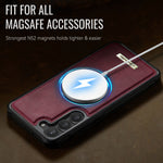 CaseMe til Samsung Galaxy S23 C69-serien Magnetisk Cover Læderbelagt TPU Telefoncover