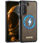 CaseMe til Samsung Galaxy S23 C69-serien Magnetisk Cover Læderbelagt TPU Telefoncover