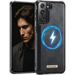 CaseMe Til Samsung Galaxy S21+ 5G C69 Series Magnetisk Cover I Læderbelagt TPU