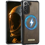 CaseMe Til Samsung Galaxy S21+ 5G C69 Series Magnetisk Cover I Læderbelagt TPU