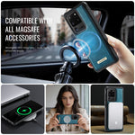 CaseMe för Samsung Galaxy S20 Ultra C69-serien magnetiskt skal läderbelagt TPU-mobilskal