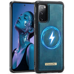 CaseMe For Samsung Galaxy S20 FE C69 Series Magnetic Case Leather Coated TPU Phone Cover