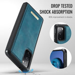 CaseMe For Samsung Galaxy S20 FE C69 Series Magnetic Case Leather Coated TPU Phone Cover