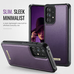 CaseMe For Samsung Galaxy A53 5G C69 Series Magnetic Case Leather Coated TPU Phone Cover