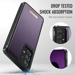 CaseMe For Samsung Galaxy A53 5G C69 Series Magnetic Case Leather Coated TPU Phone Cover