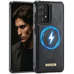CaseMe For Samsung Galaxy A53 5G C69 Series Magnetic Case Leather Coated TPU Phone Cover