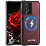CaseMe For Samsung Galaxy A53 5G C69 Series Magnetic Case Leather Coated TPU Phone Cover